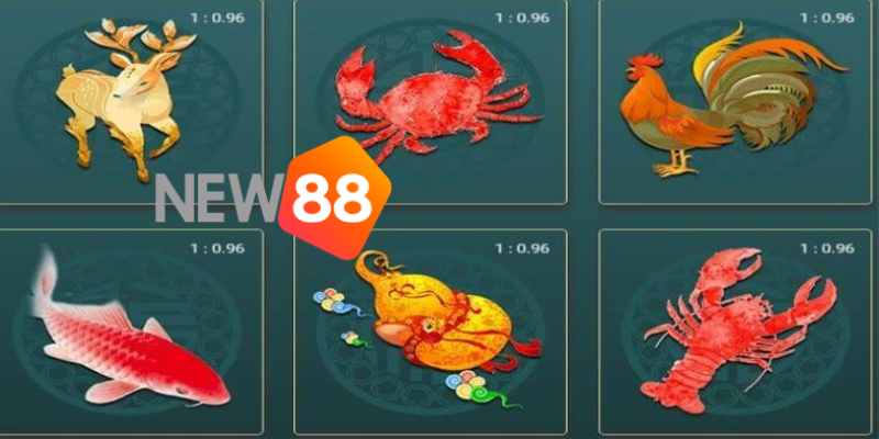 Nhớ vị trí xúc sắc để dễ dàng chơi bầu cua