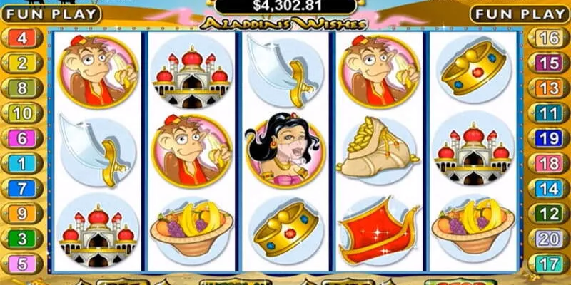 Những đặc điểm nổi bật của trò chơi Aladdin Wishes