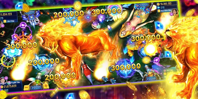 Các loài cá và boss trong trò chơi bắn cá Long Vương