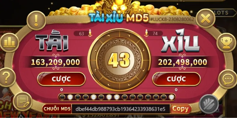 Một số loại cược và cách chơi Tài Xỉu MD5 hiệu quả