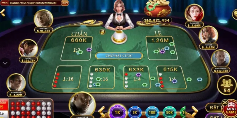 Một số cửa cược trong xóc đĩa