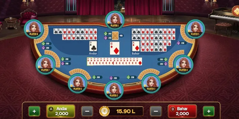 Các kiểu đặt cược Andar Bahar thông dụng và khả năng thắng