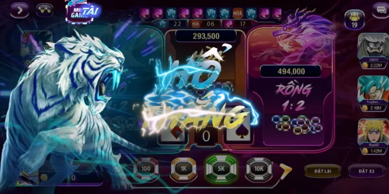 Hướng dẫn cách cược Rồng Hổ hiệu quả