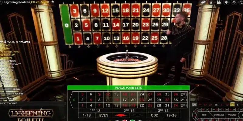 Hướng dẫn chơi Lightning Roulette từng bước