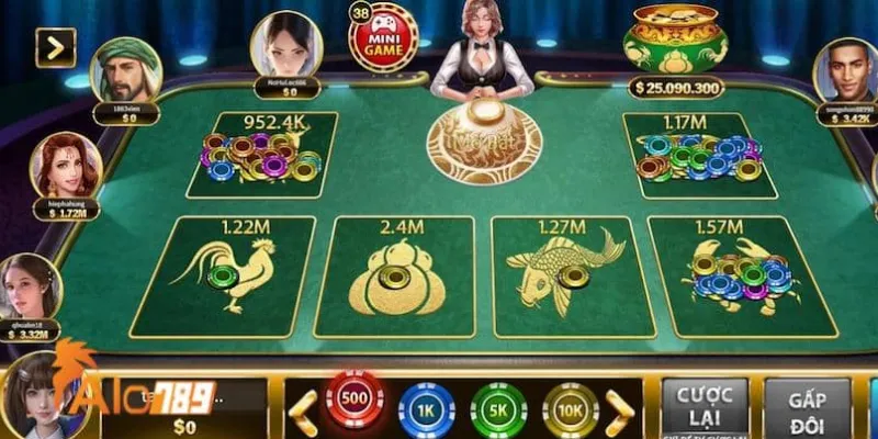 Một số loại cược trong Bầu Cua Online